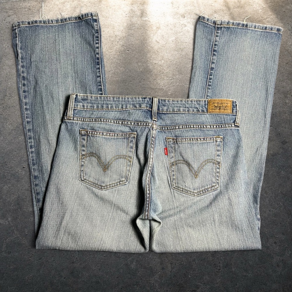 Levis 545 Low Bootcut Jeans Blue Medium Wash Y2K Vintage Size 10S